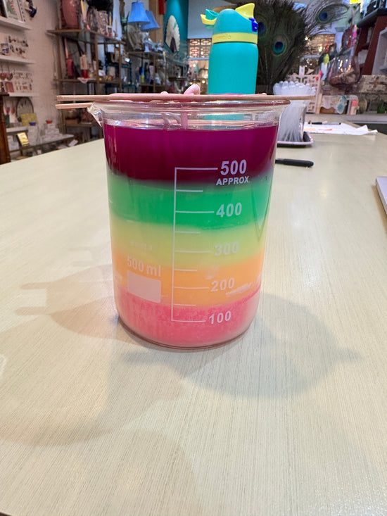 neon scented candle
