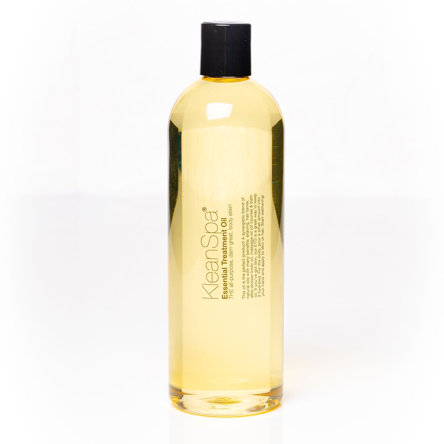 large bottle of tropical body oil