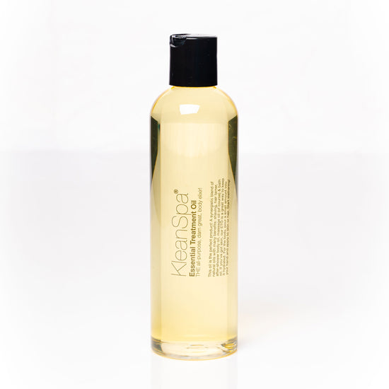 medium bottle of seasonal body oil