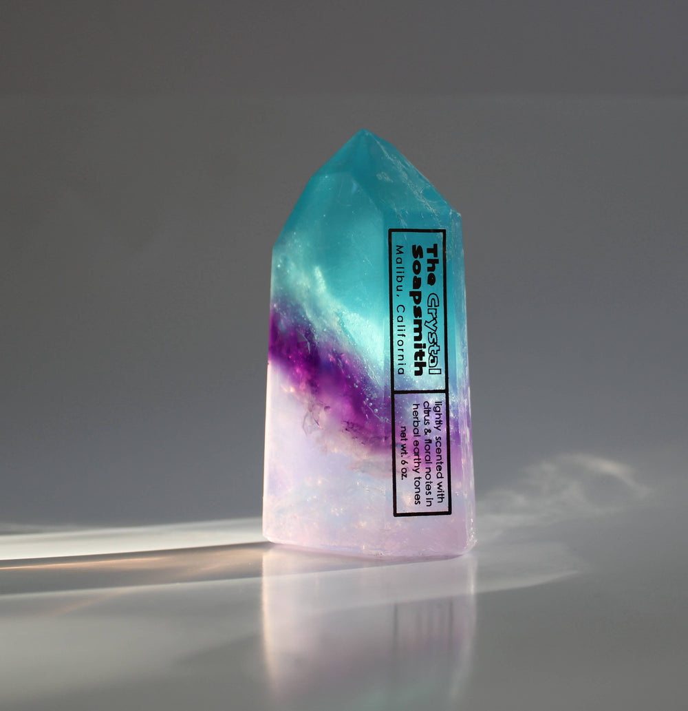 Fluorite soap crystal