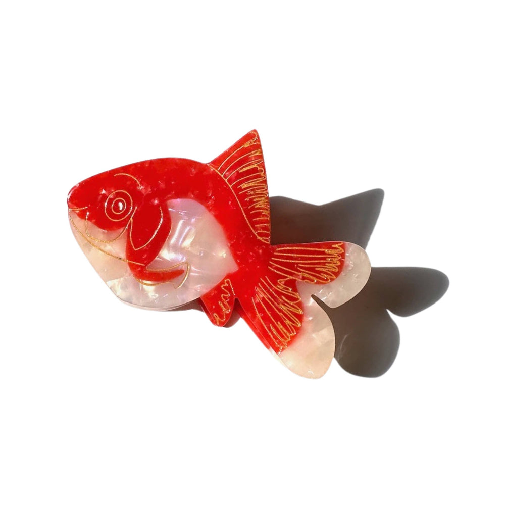 
                      
                        Hand-painted Goldfish Claw Hair Clip | Eco-Friendly
                      
                    