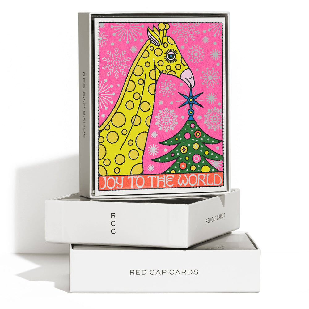 
                      
                        Giraffe Topper holiday greeting card
                      
                    