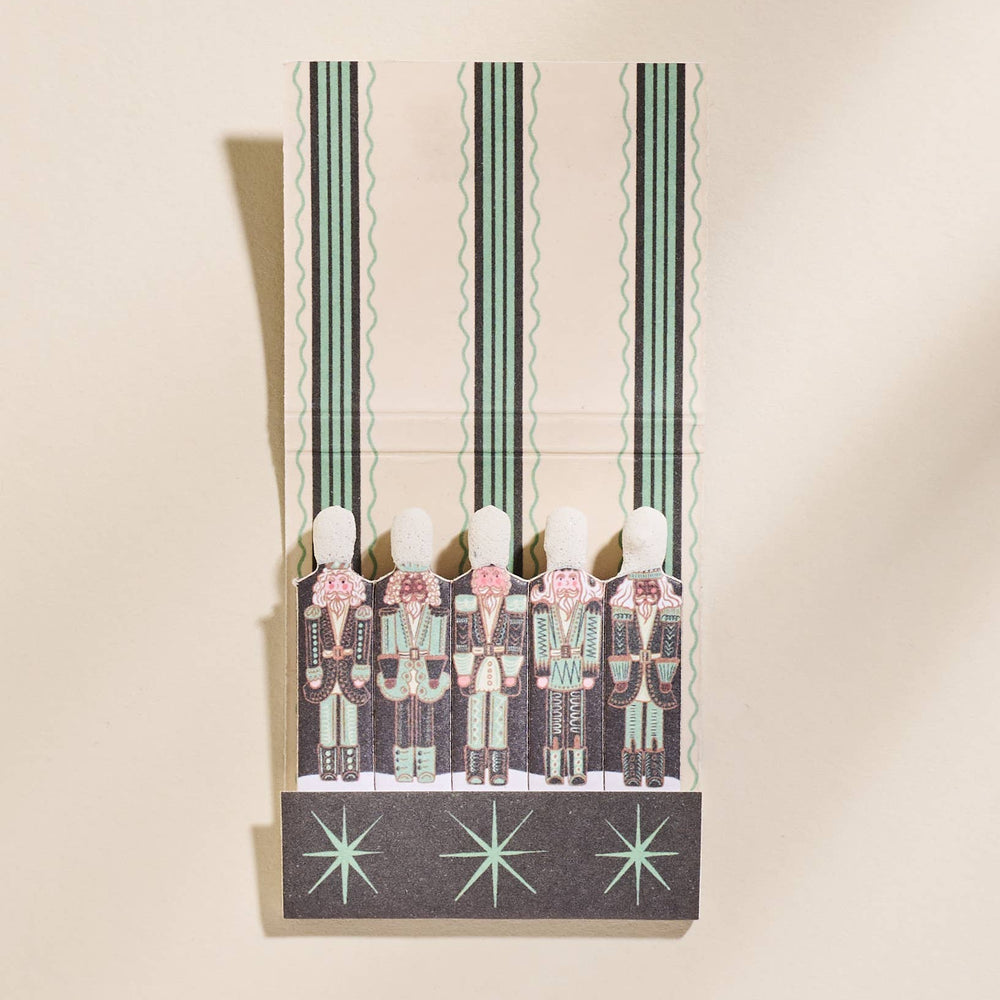 
                      
                        Green Nutcracker Printed 10 Stem Matchbooks Matches
                      
                    