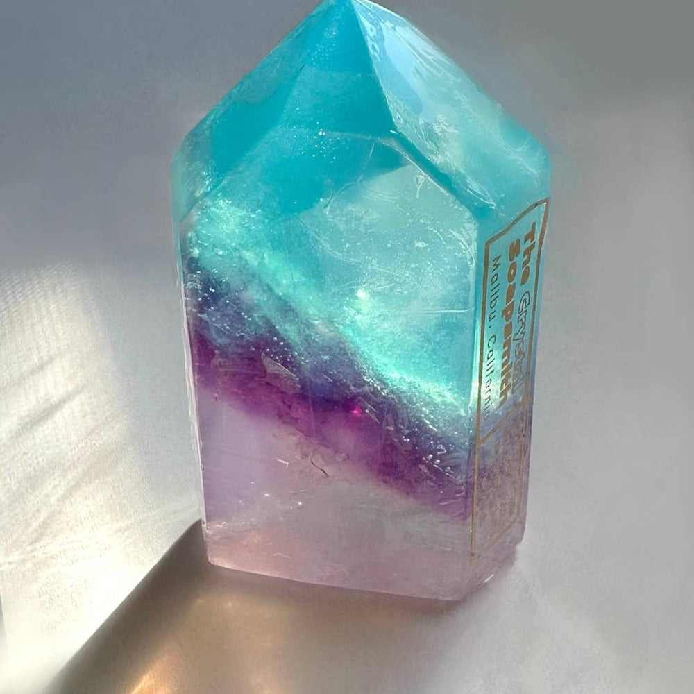 
                      
                        Fluorite soap crystal
                      
                    