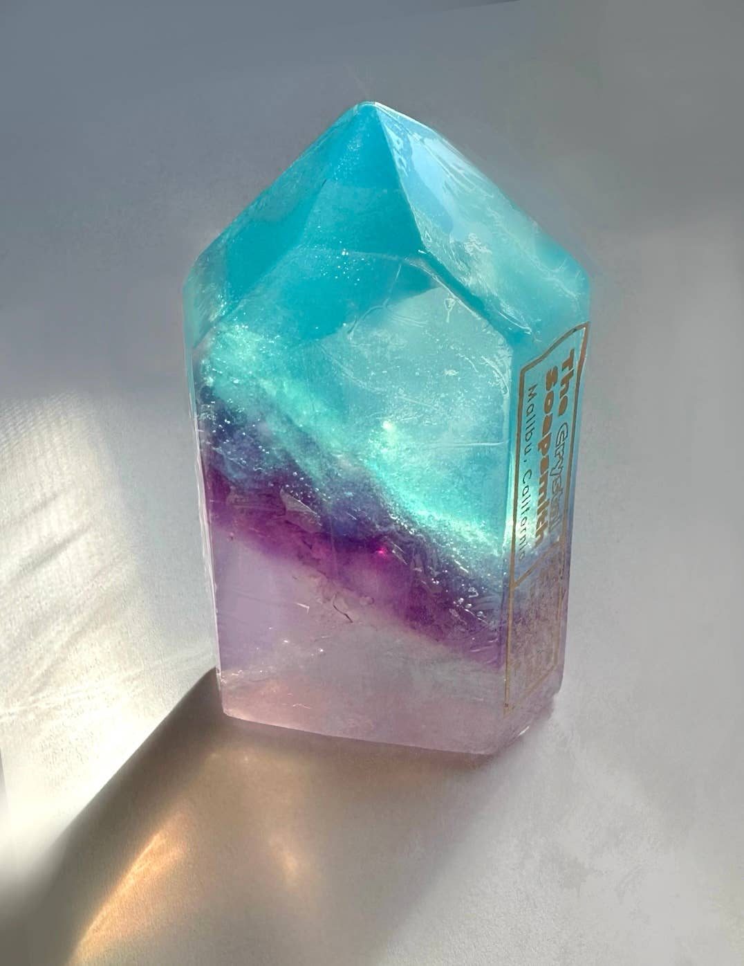 Fluorite soap crystal