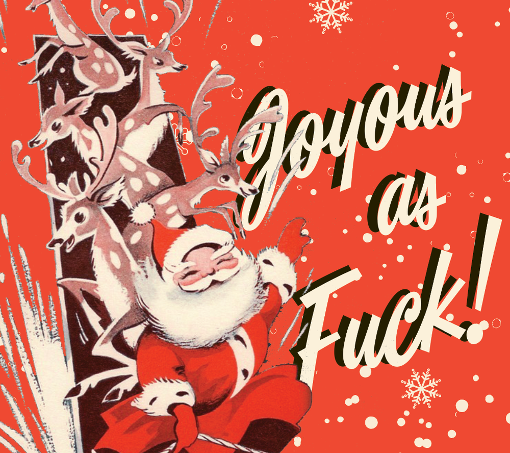 
                      
                        JOYOUS A FK Santa christmas card
                      
                    