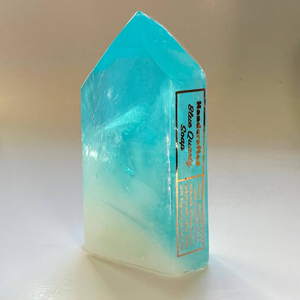 
                      
                        Blue Quartz soap crystal
                      
                    