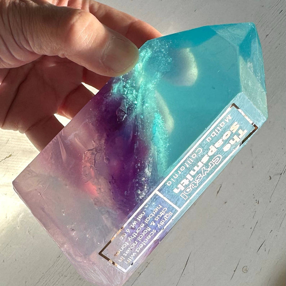 
                      
                        Fluorite soap crystal
                      
                    