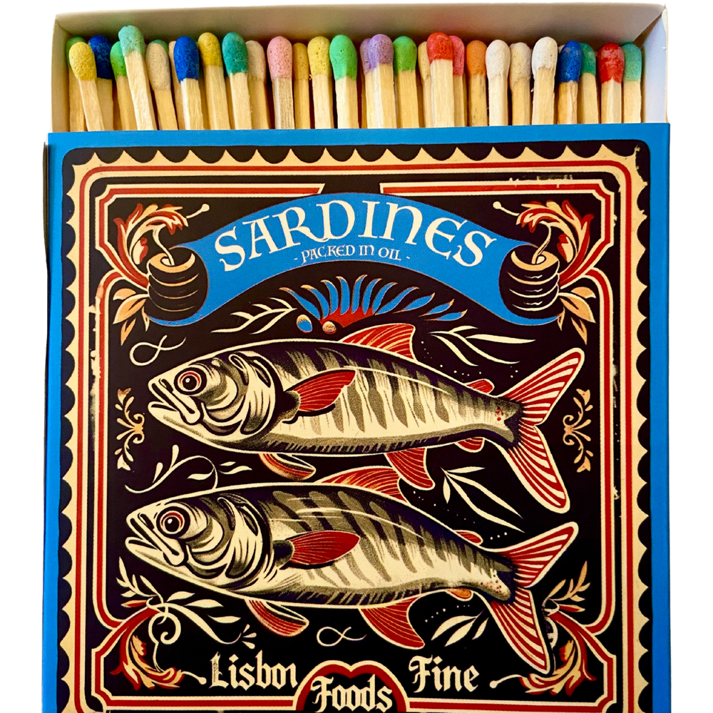 Lisbon Fine Foods Sardines Luxury Safety Match Box