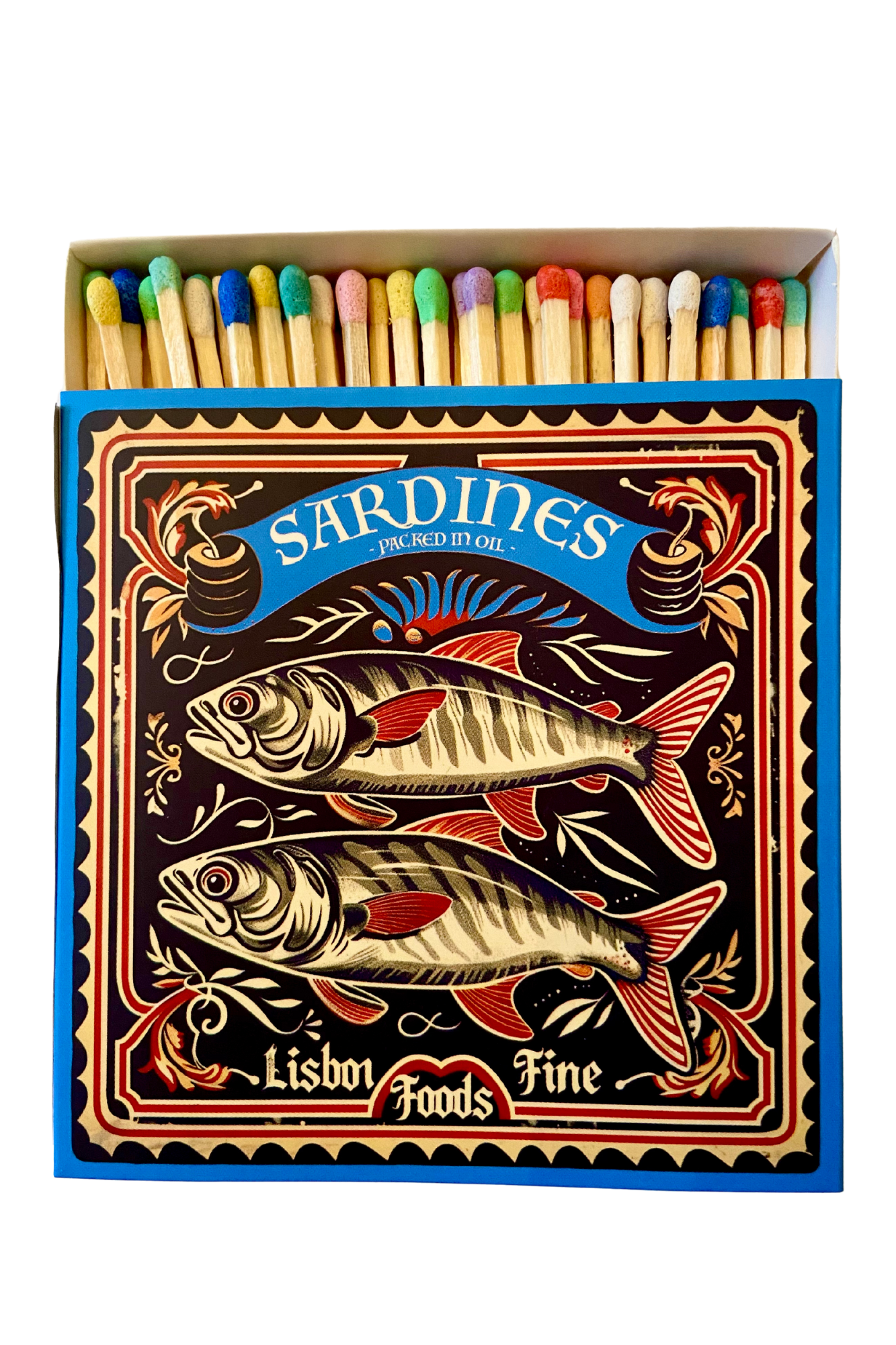 Lisbon Fine Foods Sardines Luxury Safety Match Box