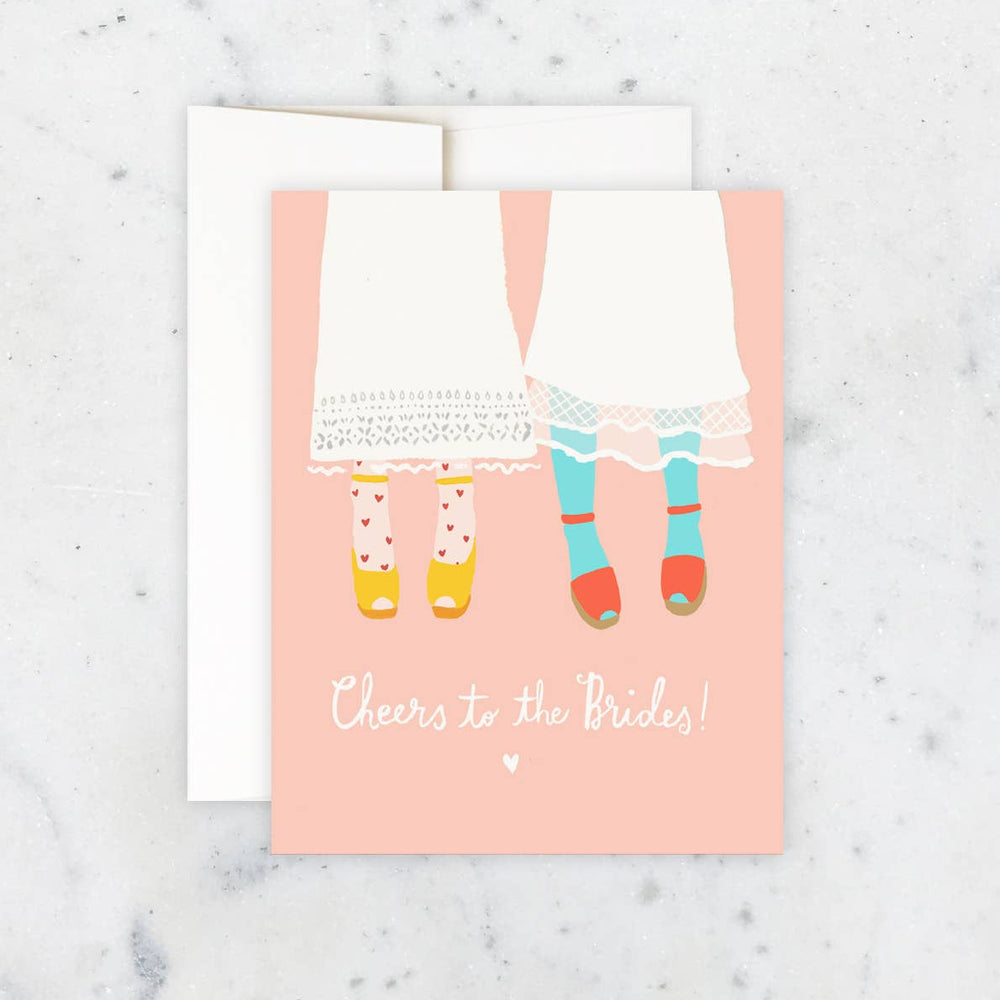 Bride & Bride Dresses Card