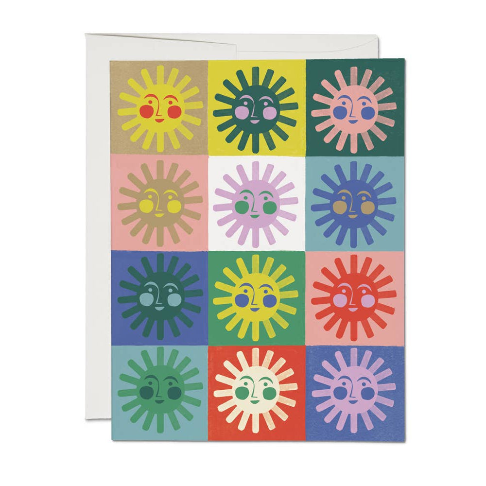 Little Suns everyday greeting card