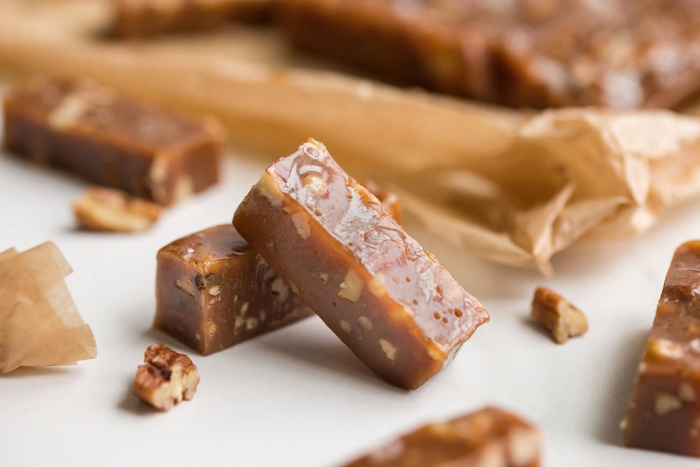 Bourbon and Maple Pecan Caramel