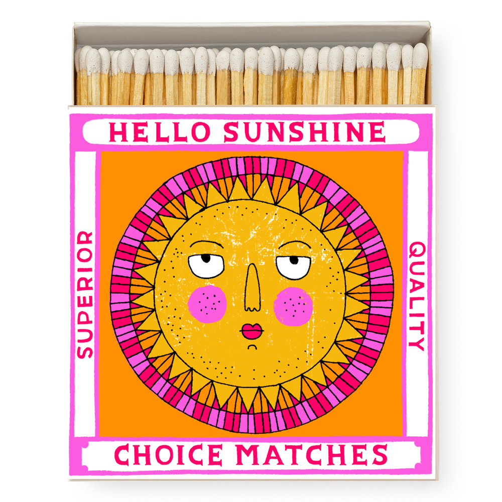 Hello Sunshine Square Matchbox