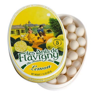 Les Anis de Flavigny All Natural Lemon Mints 1.8oz