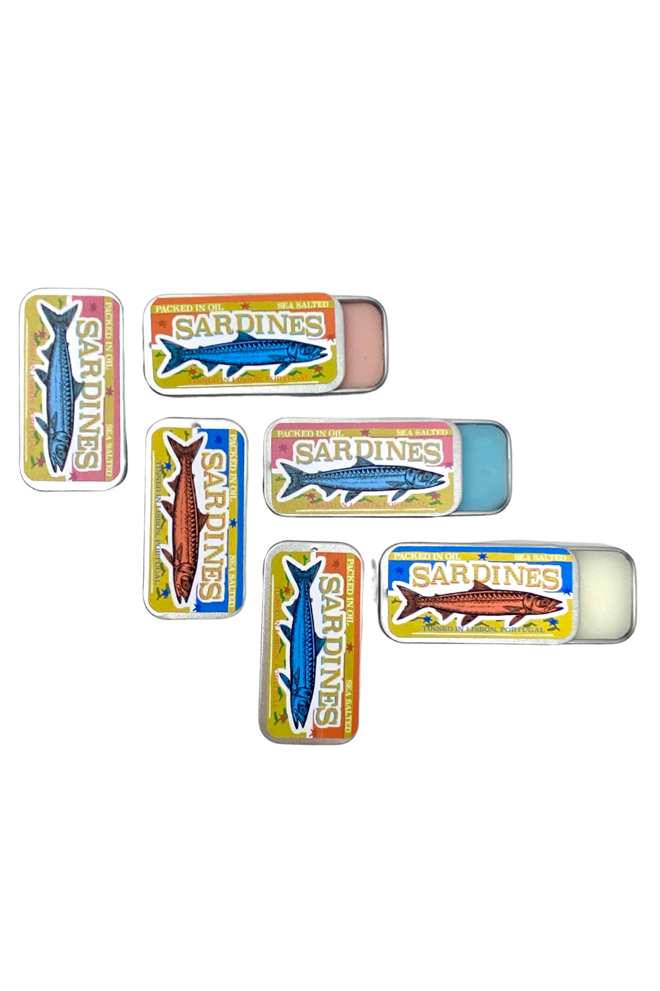 Portuguese Sardine Tin Lip Balms - Assorted Flavors