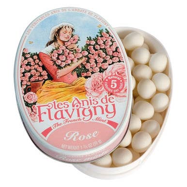 Les Anis de Flavigny All Natural Rose Mints 1.8oz