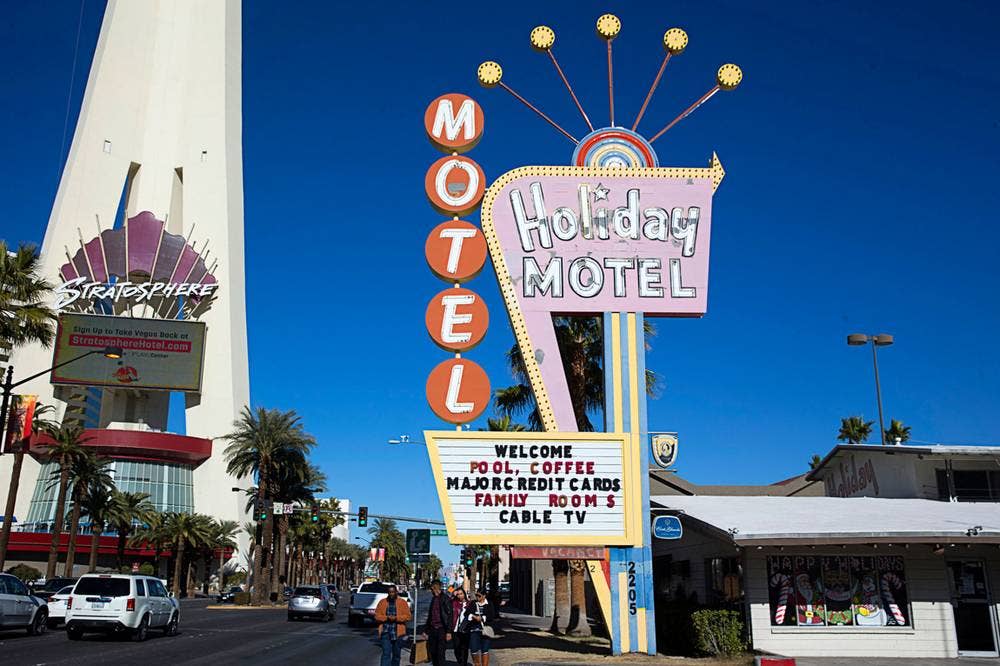 
                      
                        Holiday Motel Sign Pin
                      
                    