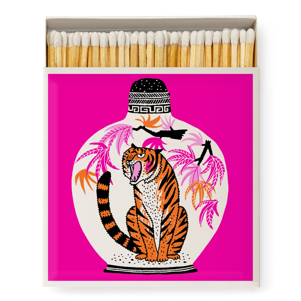 Charlotte Farmer Tiger Square Matchbox