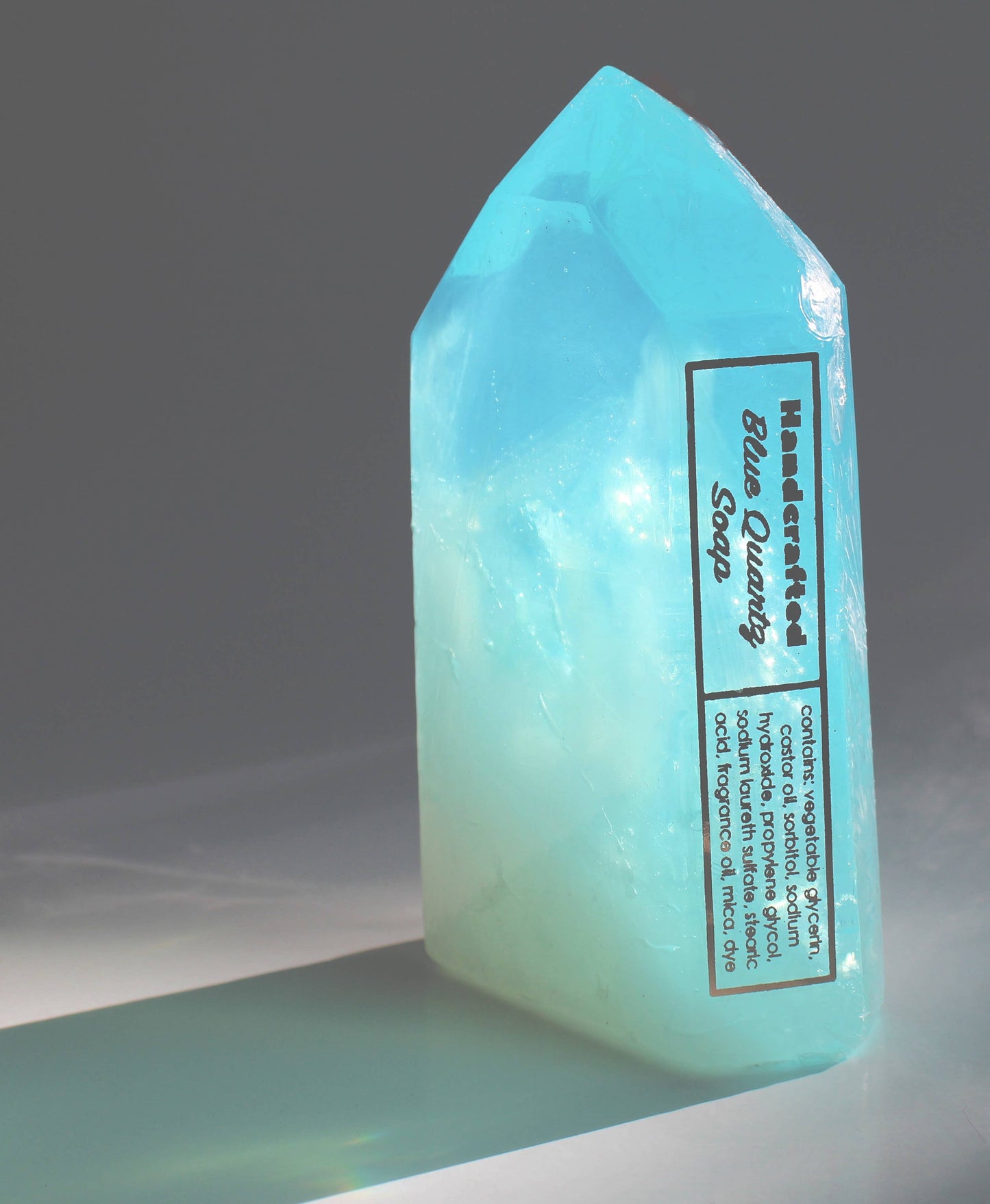 Blue Quartz soap crystal