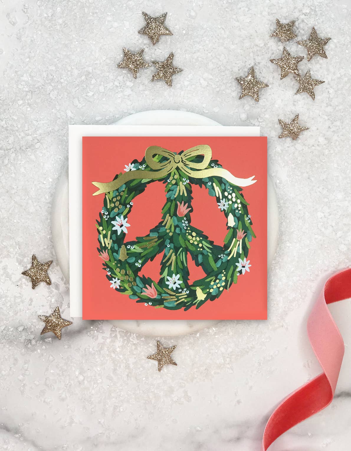 Peace Wreath Card