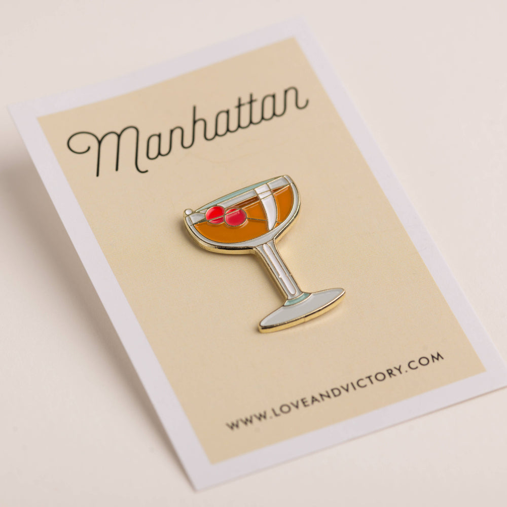 
                      
                        Manhattan Cocktail PIn
                      
                    