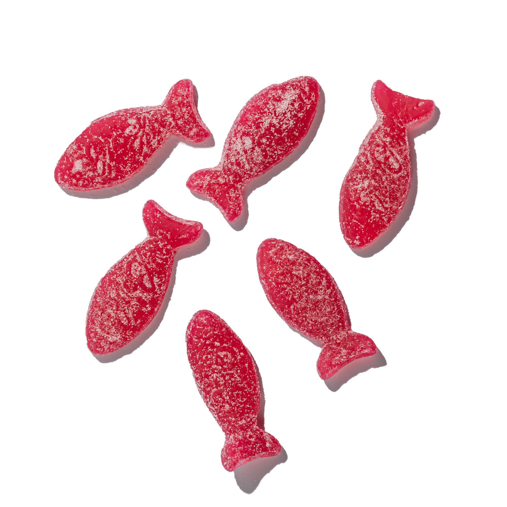 
                      
                        Sour Wild Strawberry Fish - Swedish Candy 5.2oz (150g)
                      
                    