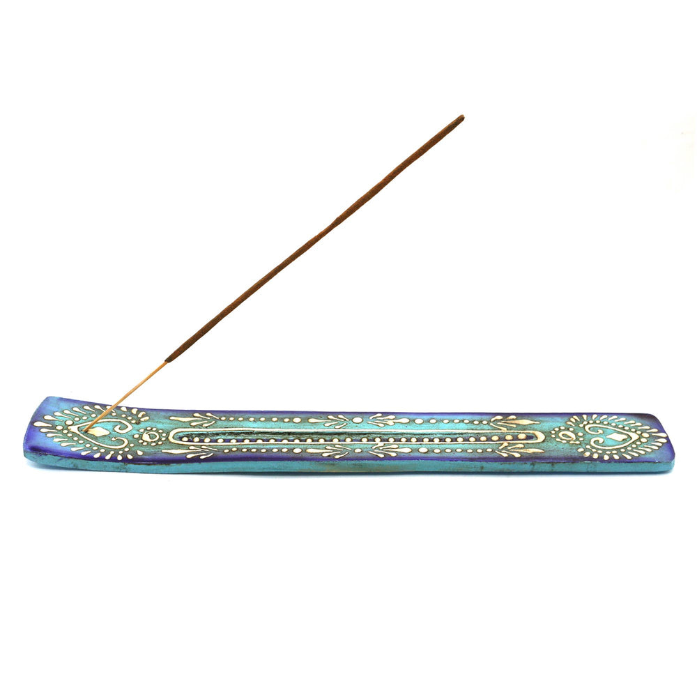 
                      
                        Wooden Incense Stick Ash Catcher Incense Burner  (11 in.) - Blue
                      
                    