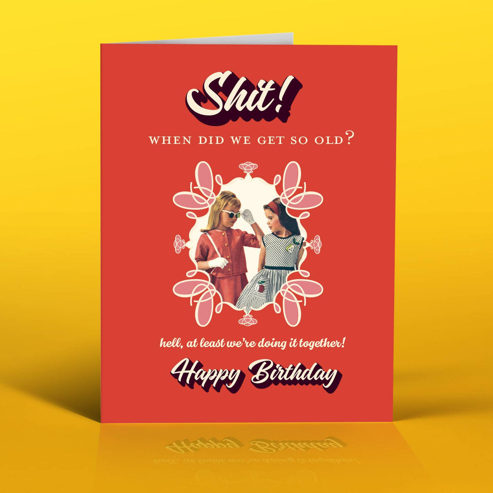 TOGETHER GIRLS birthday card