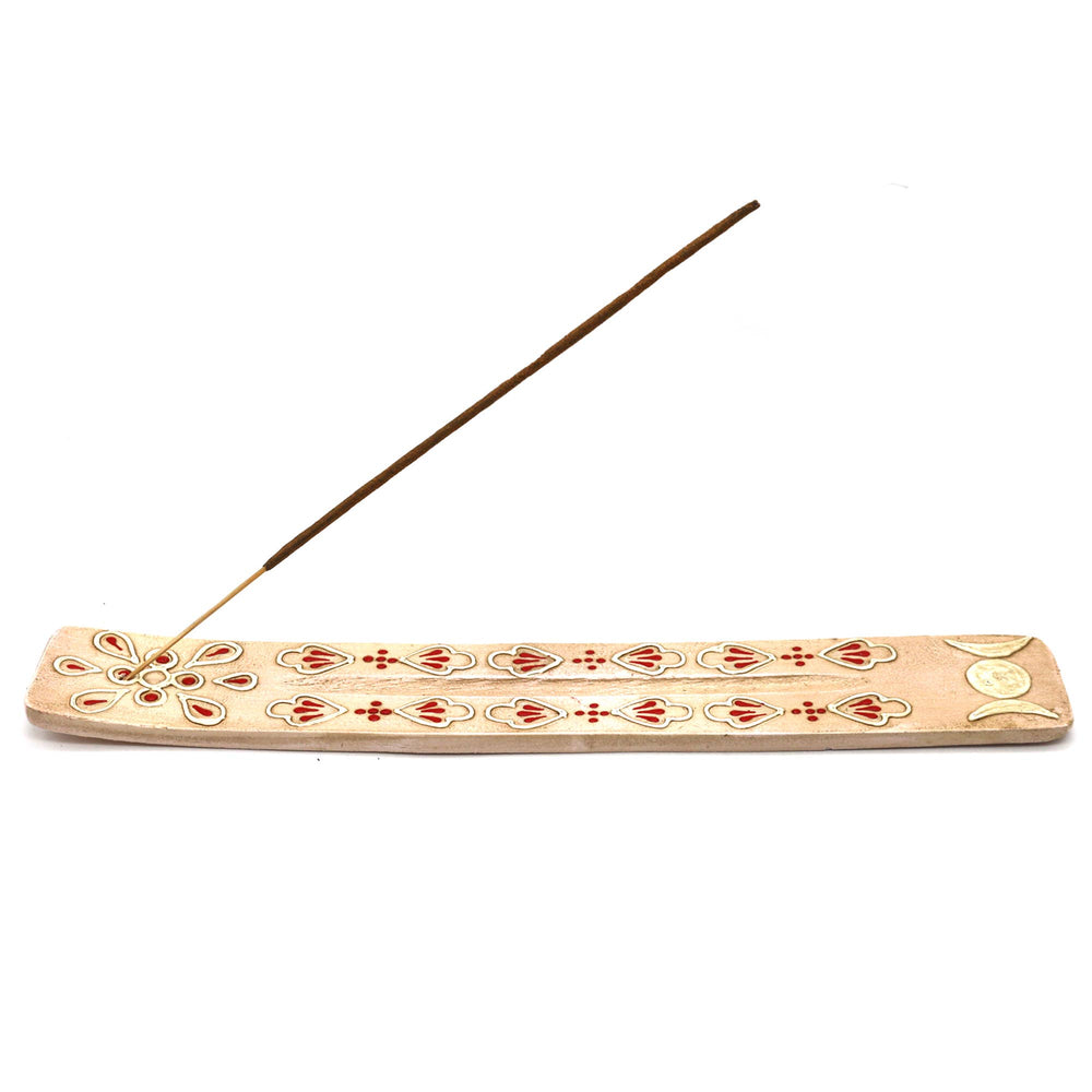 
                      
                        Wooden Incense Stick Ash Catcher Incense Burner (11 in.) - Beige
                      
                    