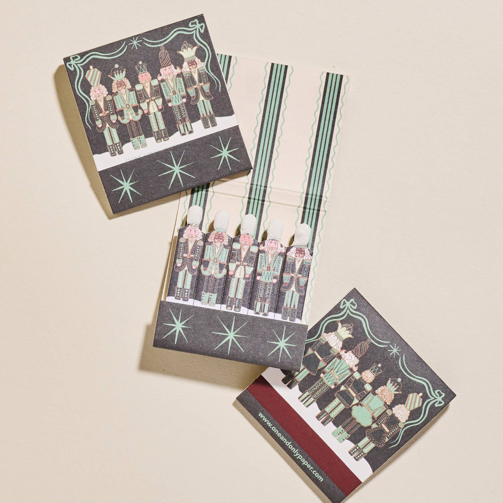 
                      
                        Green Nutcracker Printed 10 Stem Matchbooks Matches
                      
                    