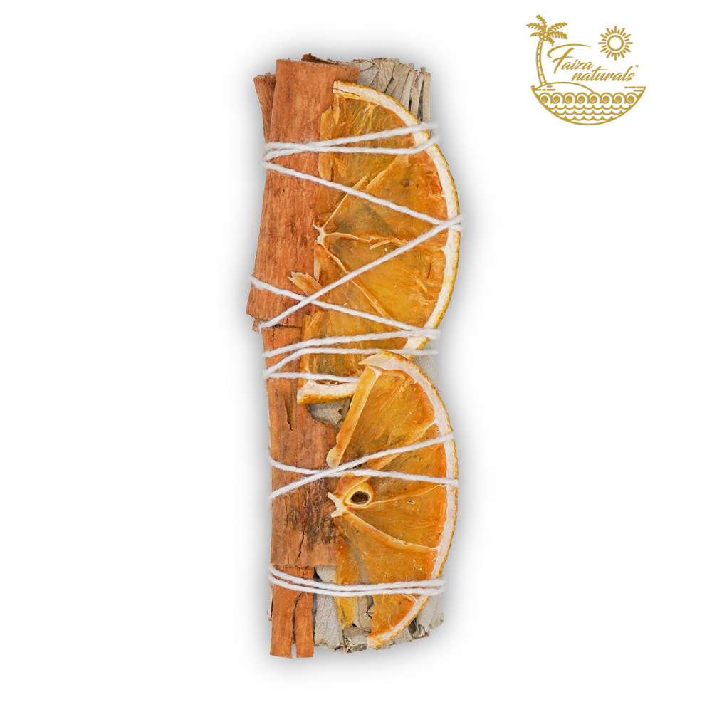 
                      
                        Orange Slices and Cinnamon with White Sage Bundle
                      
                    