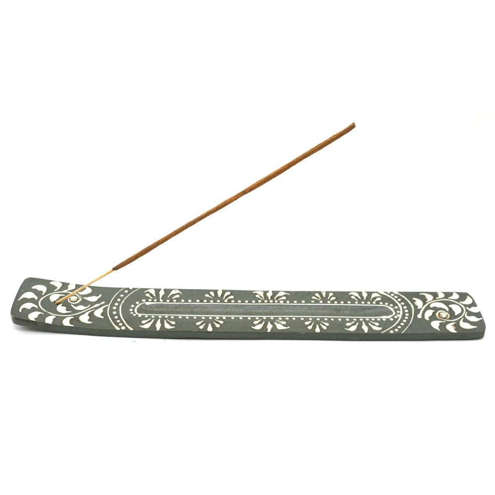 
                      
                        Wooden Incense Stick Ash Catcher Incense Burner  (11 in.) - Gray
                      
                    