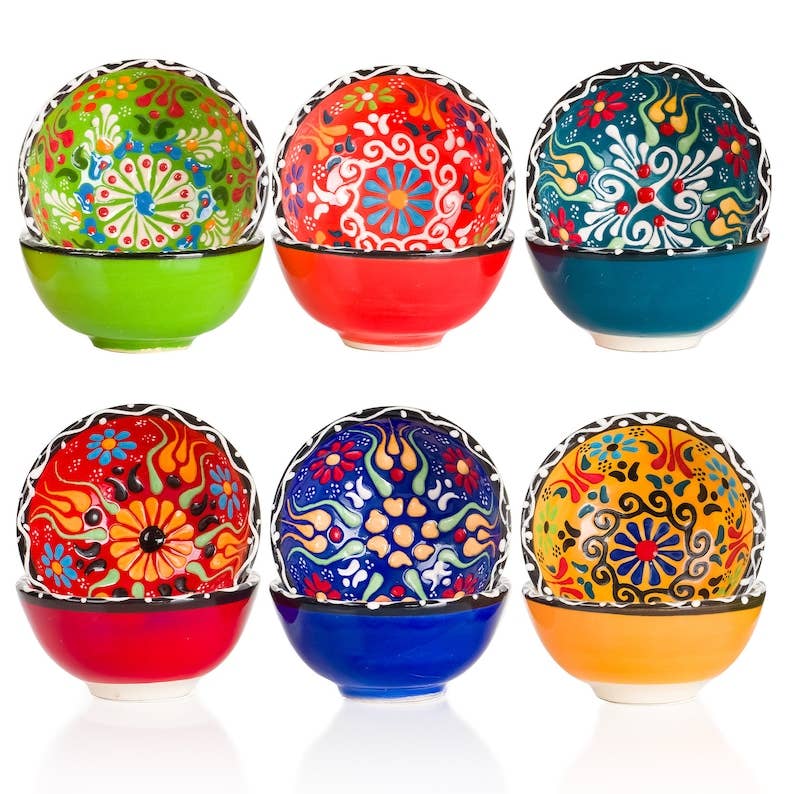 
                      
                        Turkish Pottery Ceramic Bowl Bundle - Mini - Small
                      
                    