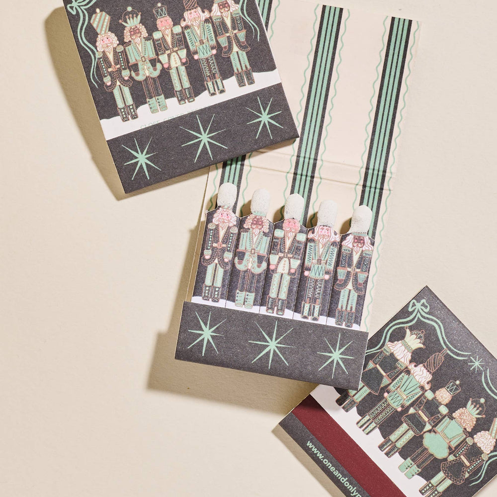 
                      
                        Green Nutcracker Printed 10 Stem Matchbooks Matches
                      
                    