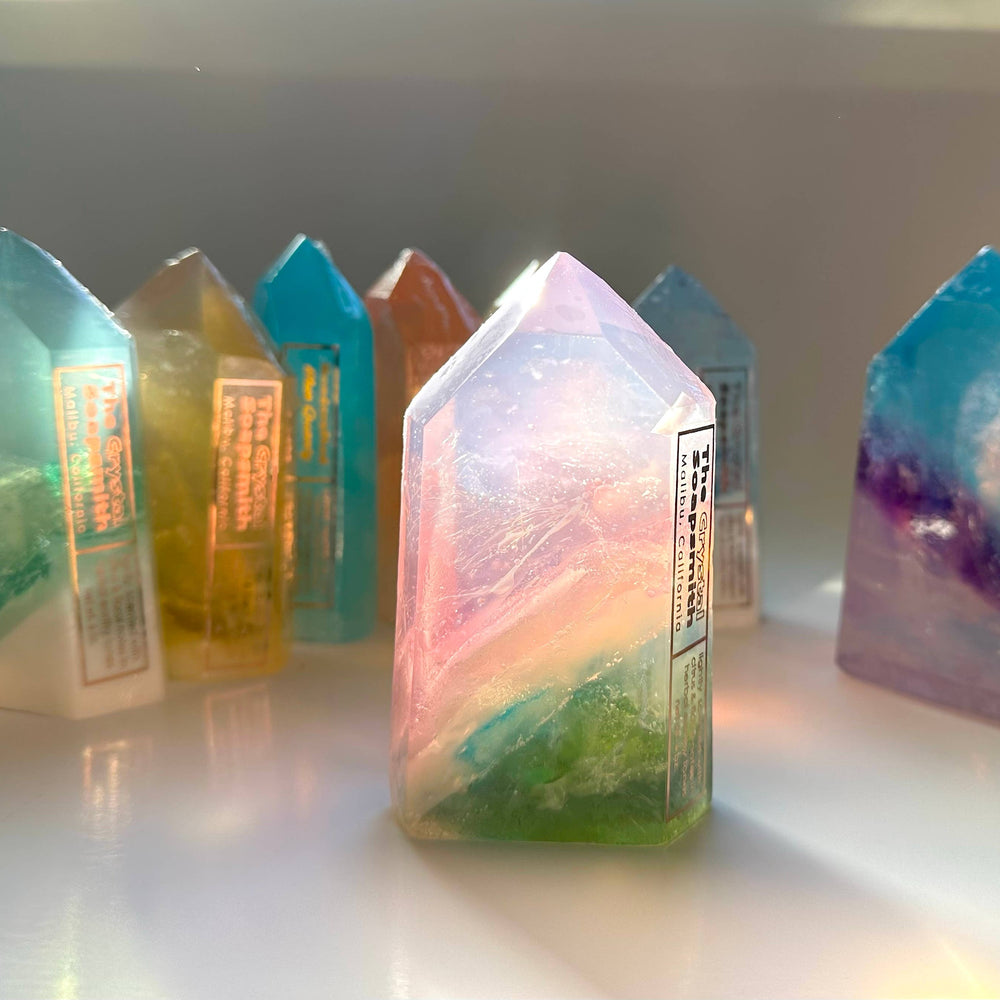 Watermelon Tourmaline Soap Crystal