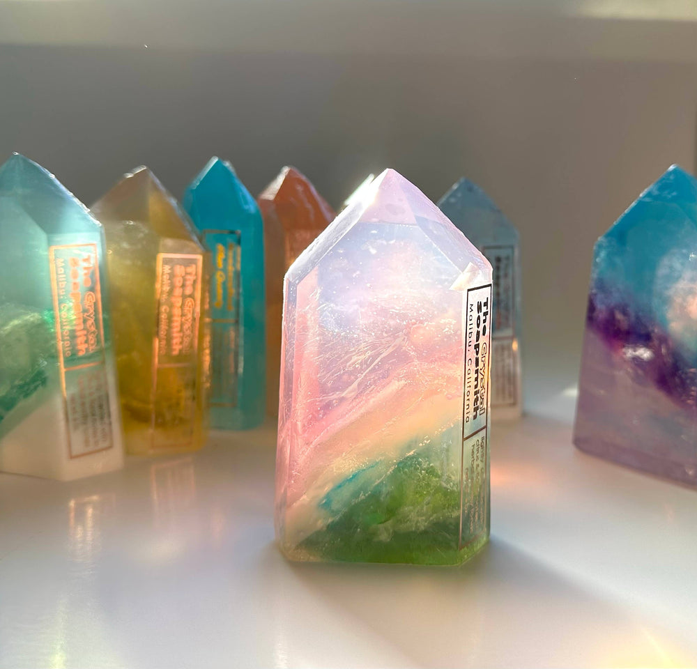 Watermelon Tourmaline Soap Crystal