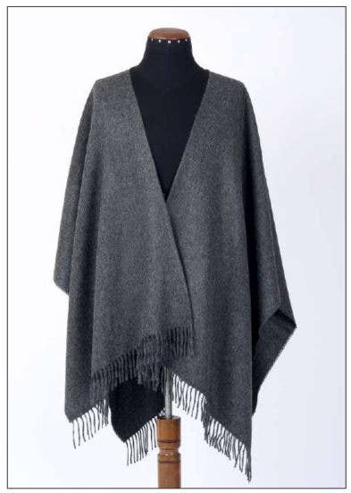 
                      
                        Premium Classic Solid Alpaca Poncho
                      
                    