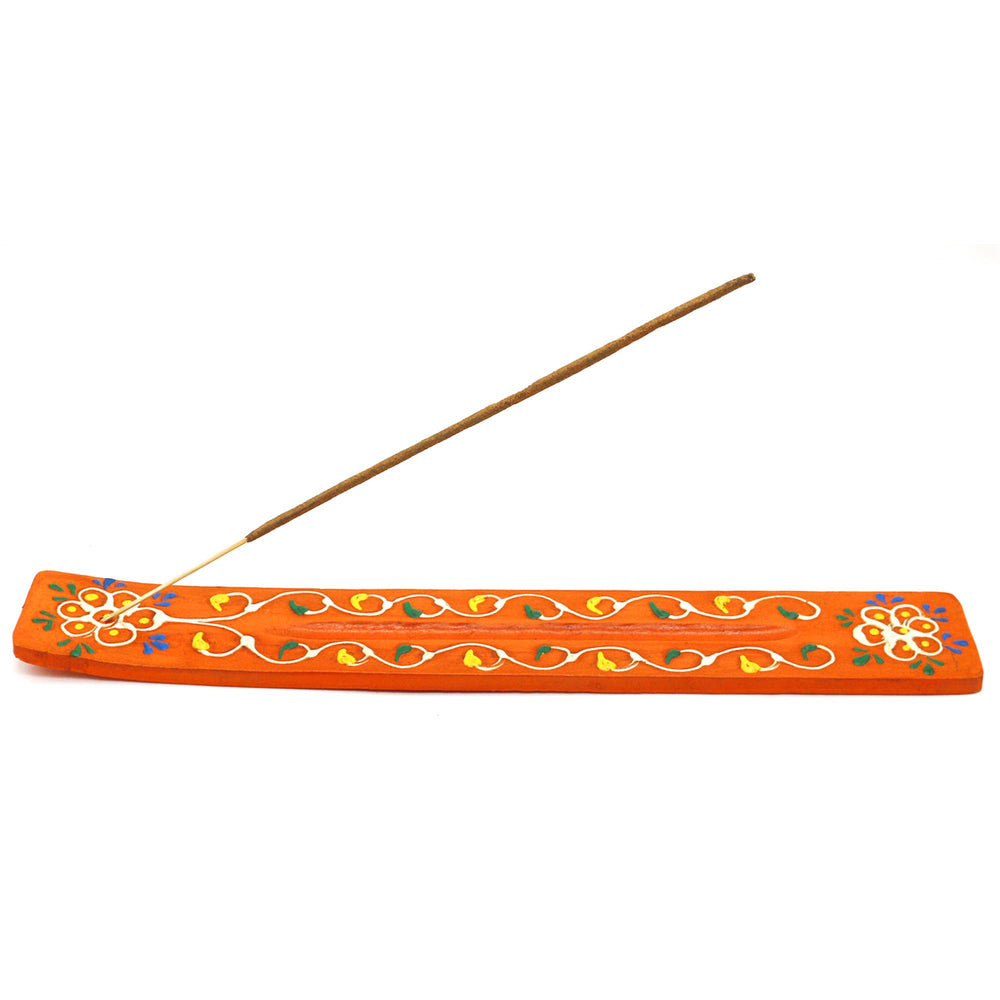 
                      
                        Wooden Incense Stick Ash Catcher Incense Burner  (11 in.) - Orange
                      
                    