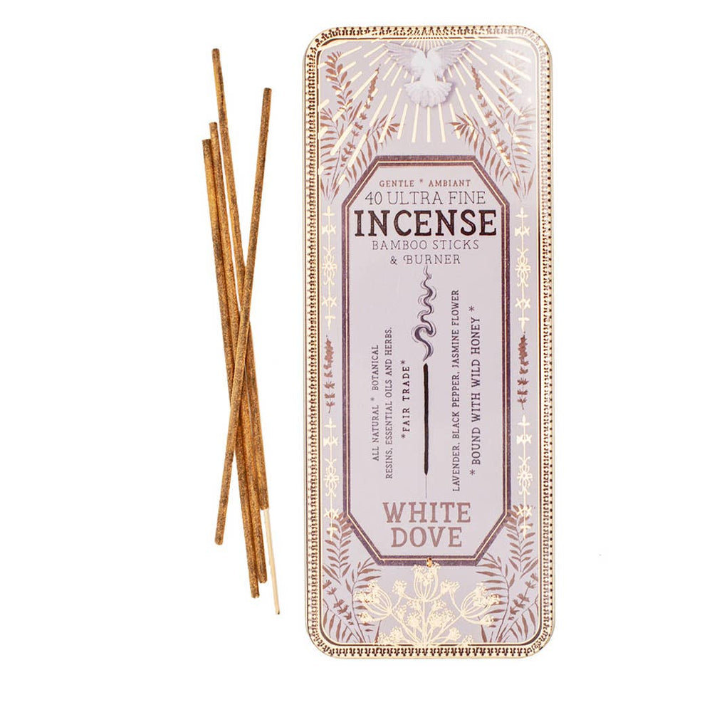 
                      
                        White Dove 40 Stick Premium Incense
                      
                    