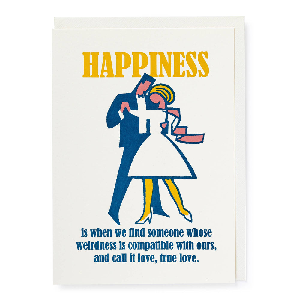 Happiness Dancers | Anniversary/Love - Greeting Card