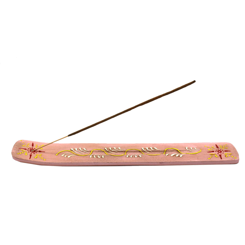 
                      
                        Wooden Incense Stick Ash Catcher Incense Burner  (11 in.) - Pink
                      
                    