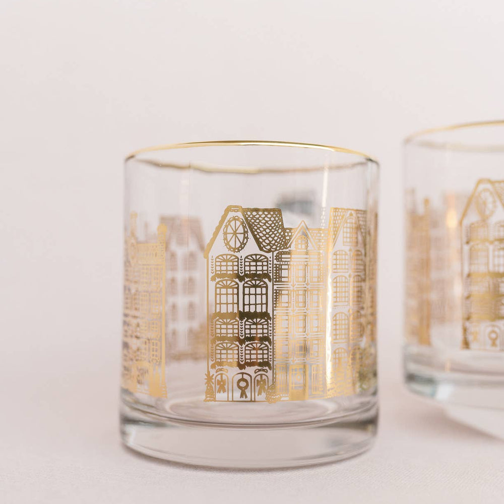 
                      
                        Winter Village Gold Clear Glass Mug
                      
                    