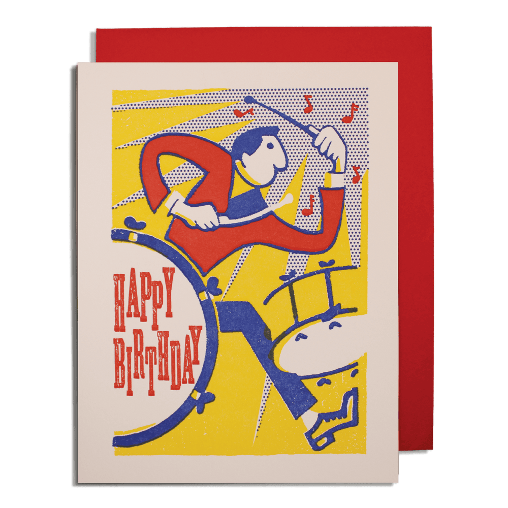 Birthday Drummer | Birthday - Greeting Card