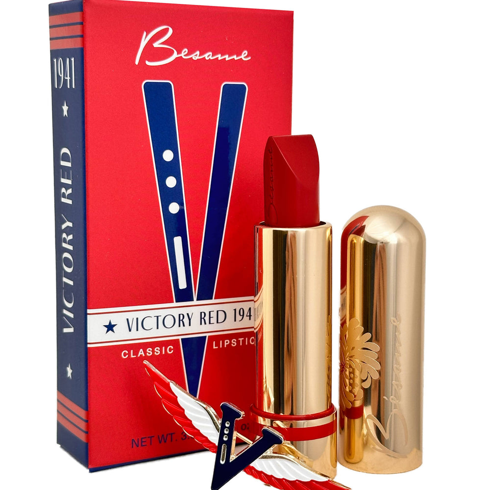 
                      
                        Victory Red Lipstick - 2024 Limited Edition with Victory Pin
                      
                    