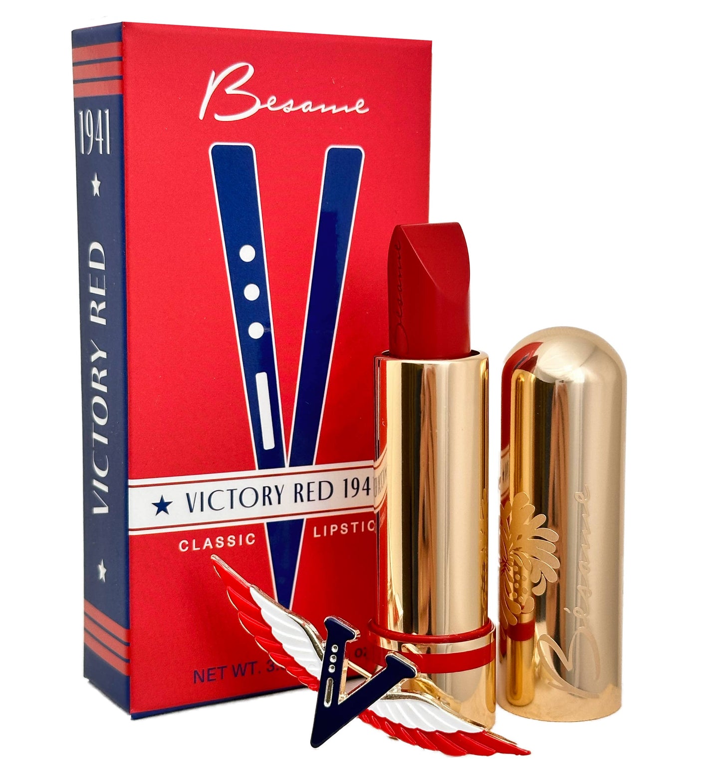 Victory Red Lipstick - 2024 Limited Edition with Victory Pin