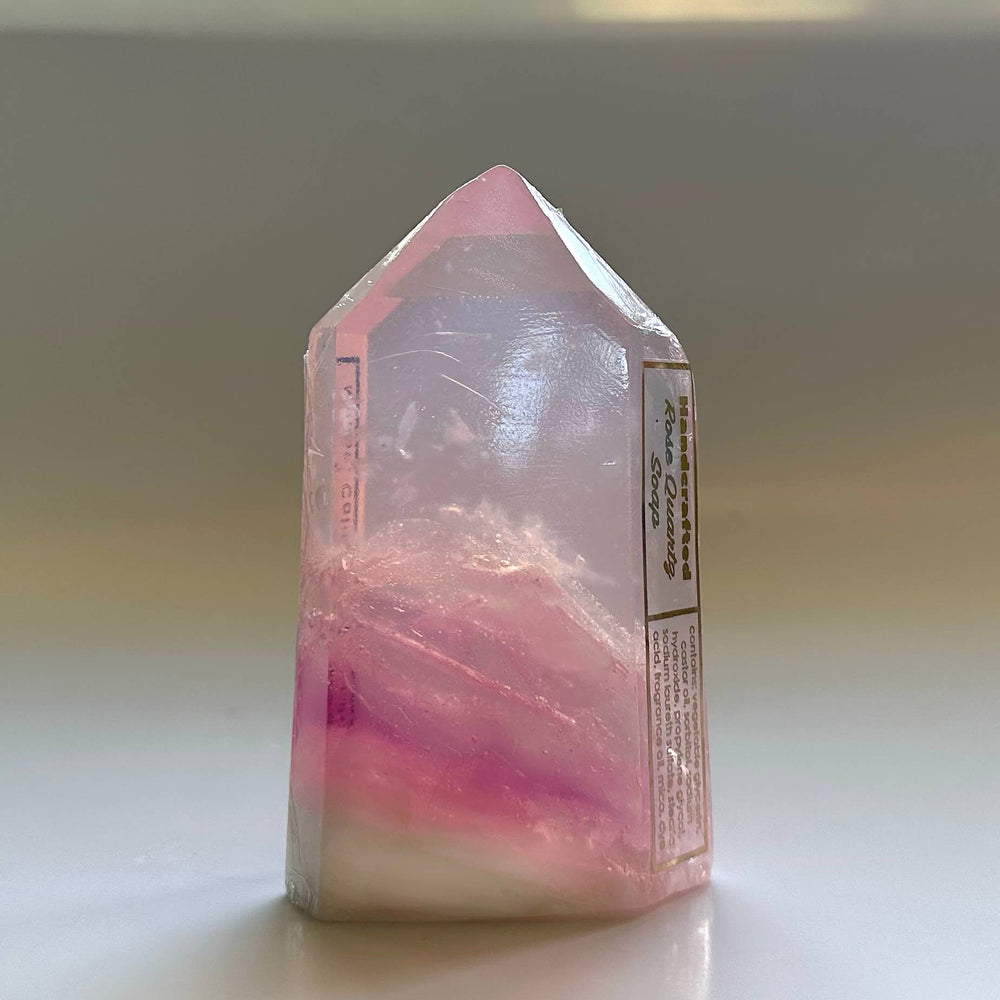 
                      
                        Pink Quartz soap crystal
                      
                    