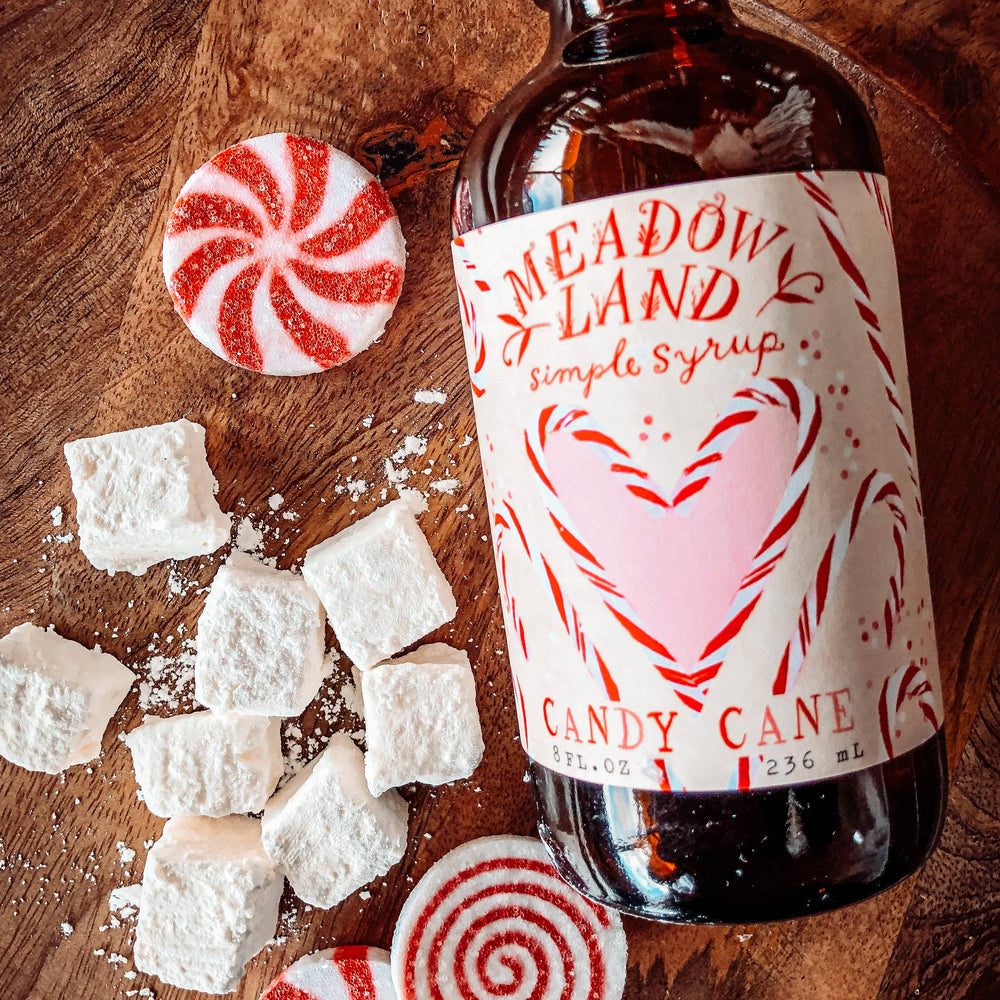 Candy Cane Simple Syrup