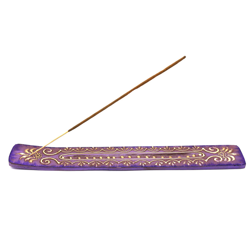 
                      
                        Wooden Incense Stick Ash Catcher Incense Burner  (11 in.) - Purple
                      
                    