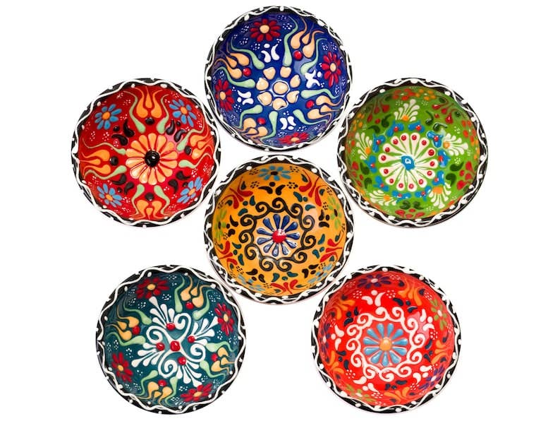 Turkish Pottery Ceramic Bowl Bundle